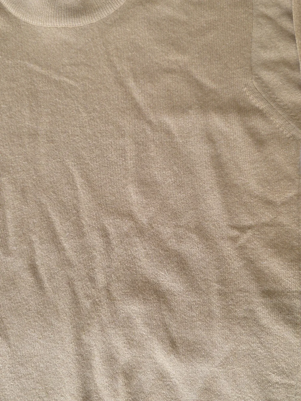 Men's Camel Turtleneck Sweater - Soft Knit